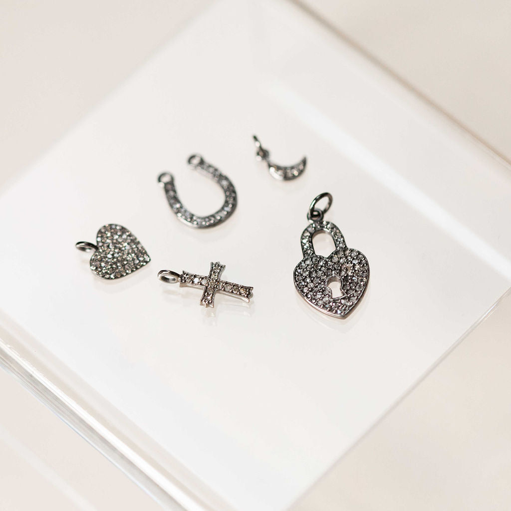 Naomi Lock Pendant Necklace Set