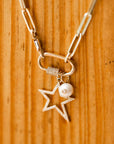 Naomi Eloise: 14k Gold Diamond Star Charms