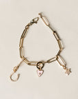 Naomi Eloise: 14k Gold Paperclip/Anchor Link Bracelets
