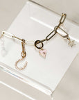 Naomi Eloise: 14k Gold Paperclip/Anchor Link Bracelets