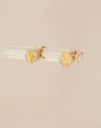Naomi Eloise: 14k Diamond Screw Earring