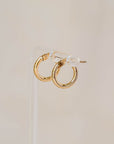Naomi Eloise:  14k Gold Dainty Hoops