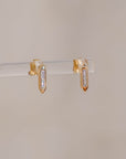 Naomi Eloise:  Diamond Bar Earring