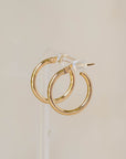 Naomi Eloise:  14k Gold Dainty Hoops