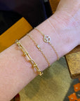 Naomi Eloise: 14k Gold Paperclip/Anchor Link Bracelets