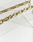 Naomi Eloise: 14k Gold Large Link Bracelet