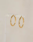 Naomi Eloise:  14k Gold Dainty Hoops