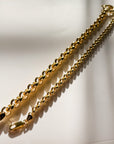 Naomi Eloise: 14k Gold Rolo Chain Bracelet