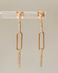 Naomi Eloise:  Diamond Link Earring
