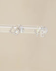 Naomi Eloise: 14k Diamond LO-VE Stud Earrings