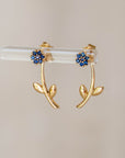 Naomi Eloise: 14k Gemstone Flora Earring