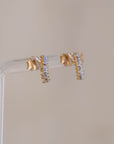 Naomi Eloise:  Diamond Bar Earring