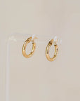 Naomi Eloise:  14k Gold Dainty Hoops