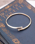 The Diamond Edit: 14k Diamond Bangle