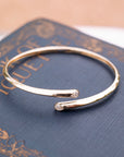 The Diamond Edit: 14k Diamond Bangle