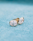 The Diamond Edit: 14k Diamond Stud Earring