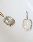 Naomi Eloise: 14k Gold Diamond Gemstone Pendants