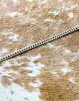 Men:  Woven Sterling Silver Bracelet