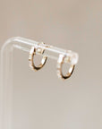 Naomi Eloise: Baguette Diamond Huggie Earring